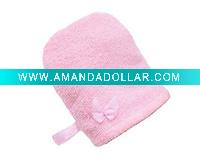 Wholesale microfiber face cleaning mitt