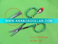Wholesale scissors with fashion girl pattern eyebrow scissors gift hot gift