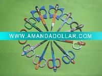 Wholesale scissors with fashion girl pattern eyebrow scissors gift hot gift