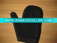 Wholesale black cotton ficial cleaning glove