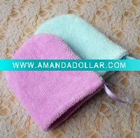 microfiber cosmetic mitt
