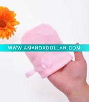 microfiber cosmetic mitt