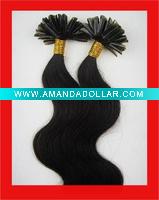 Pre-bonded hair extensions