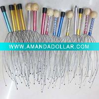 Wholesale fashion handy head massager with mix color