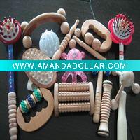 natural wood massager foot fact body massager