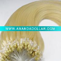 Beautiful gold loop hair extension