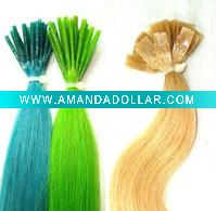 Wholesale Nail hair extension u tip hair