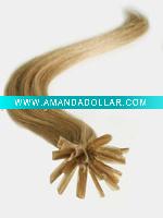Wholesale nail tip ,pre tipped remy hair