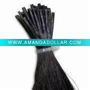 Wholesale 2011 Indian human remy prebonded hair weaving/weft/extension