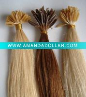 Wholesale Hightest quality human hair U-tip keratin hair extension