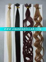 Wholesale Human hair pre-bonded human hair hair extension