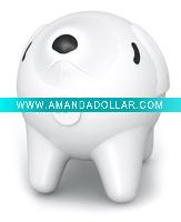 Wholesale Puppy Mini Massager, four massaging heads, 2AA batteries operated.