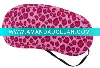 leopard-print eyepatch/eyeshade/eyemask