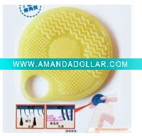 Knee heel scrub brush