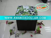 Wholesale non woven foldable storage stool,manufactory