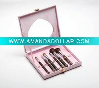 Fashion heart shaped Cosmetic brush kits