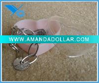 Wholesale Plastic Jewelry Box, heart shape