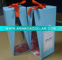 Wholesale pvc window inside carried chocolate boxes