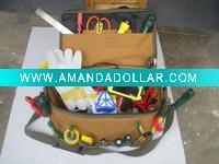 durable polyester garden tool pouch, hand tool holder, work pouch