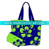 Wholesale 2011 printed beautiful design beach bag