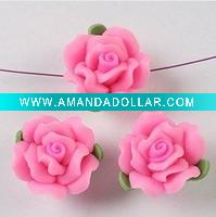Supply handmade polymer clay flowers