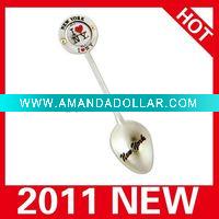 Wholesale 2011 New Souvenir Gift Metal Spoon