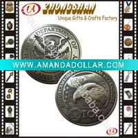 3D USA eagle metal coin