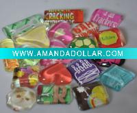 various shape and pattern crytal glass fridge magnet