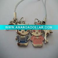 stylish animal phone chain