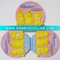 3D PVC animal fridge magnet
