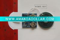 Wholesale promotional music greeting card with color printing