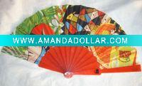 Wholesale manual hand fan/Advertising plastic fan/Promotional plastic hand fan