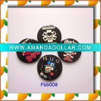 Wholesale full color printing skeleton button badge