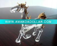 Wholesale HAND BLOWN COLORFUL GLASS HORSE
