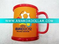 Wholesale Football Team Plastic Mug Souvenir