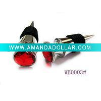 Crystal wine bottle stopper(WB0003)