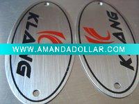 Best selling etching logo metal label