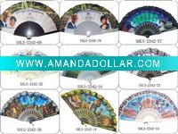 Wholesale various silk hand fan for wedding souvenirs/business gifts