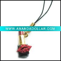Wholesale Sexy lipstick mobile chain jewelry wholesale