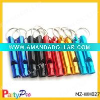 Wholesale colorful metal whistle brass whistle for promotion