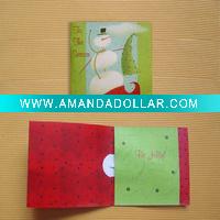 Wholesale christmas reocordable voice greeting card for promotion gifts