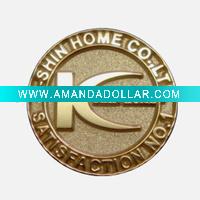 Stamping Brass Medal