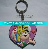 Wholesale soft pvc key holder