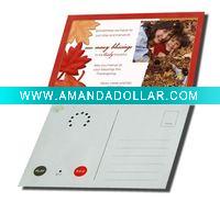 voice recording postcard