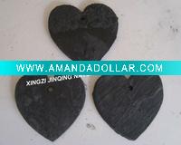 Natural black stone art