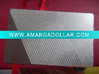 Wholesale silver metal business card manufacturer