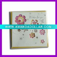 greeting folded paper card