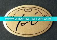 brass nameplate