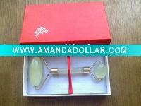 Wholesale jade massage roller, handheld massager, facial massager