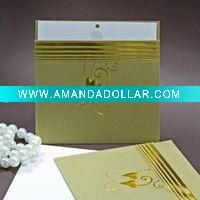 Wholesale greeting card with 2 hearts and nice rose-W054